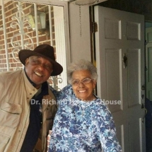 Freedom Rider Bernard Lafayette visits with Vera Harris at her home (~2015)